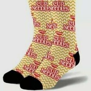 ODD SOX CUP O NOODLES KNIT CREW SOCKS